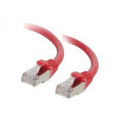 C2G Cat6 Booted Unshielded (UTP) Crossover Patch Cable - Crossover cable - RJ-45 (M) to RJ-45 (M) - 7 m - UTP - CAT 6 - molded, snagless, stranded - red